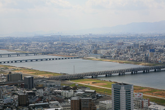 Osaka Castle and City views