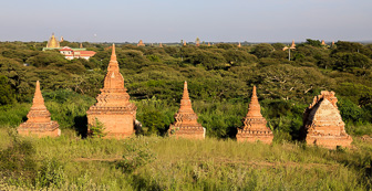 Thru old Bagan before sunset